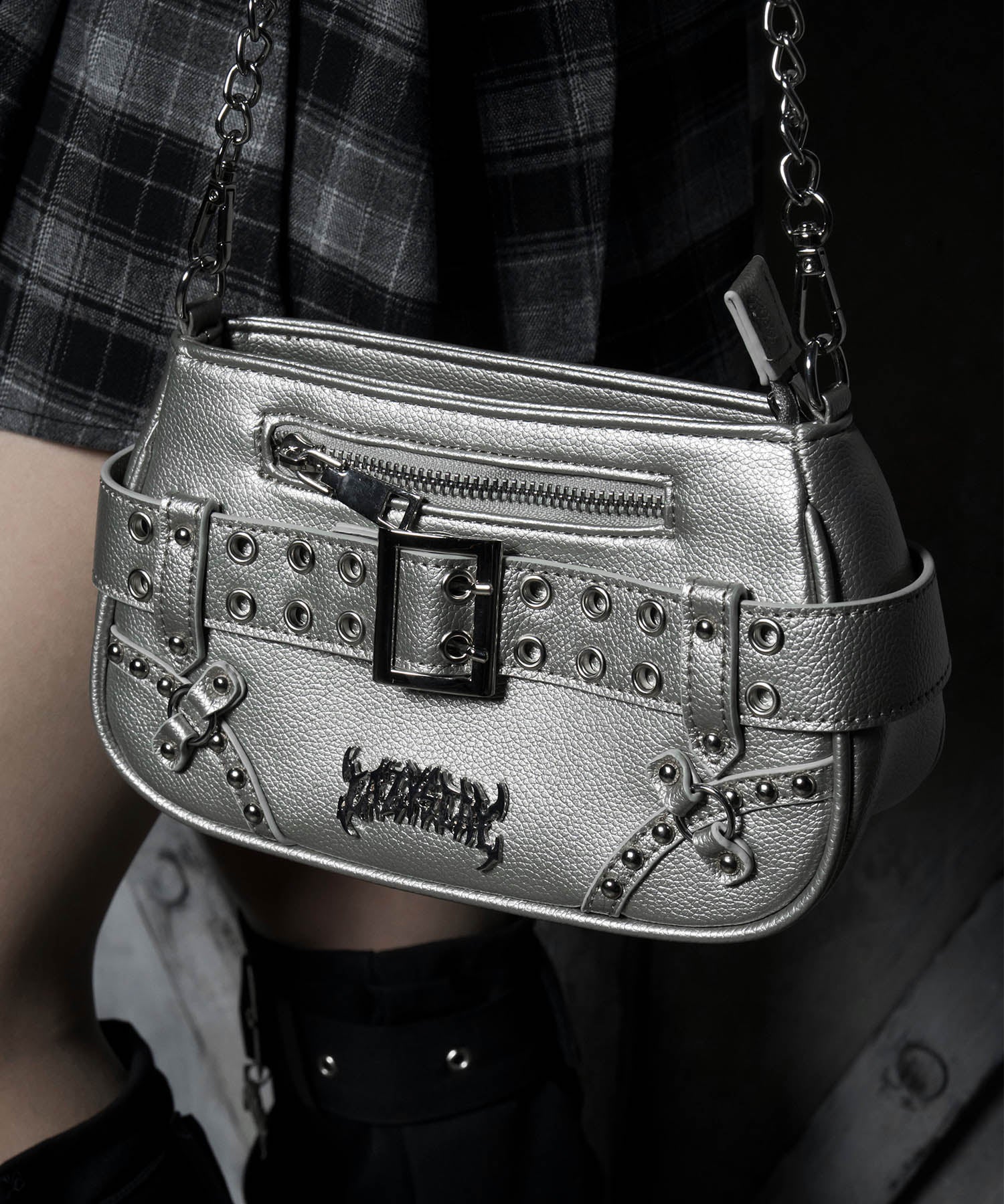 ファーチェーンベルトミニバッグ