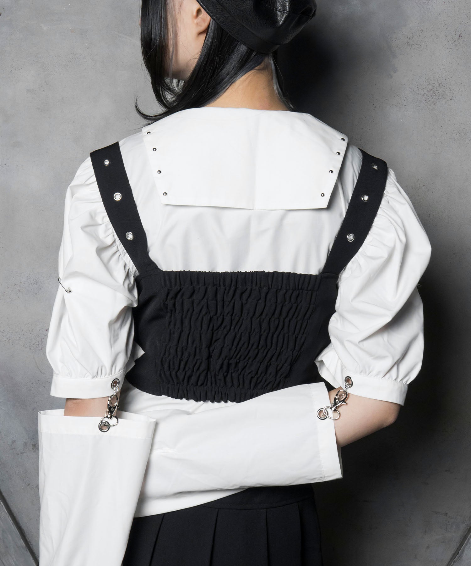 ビスチェ&ベルトスカートセットアップ