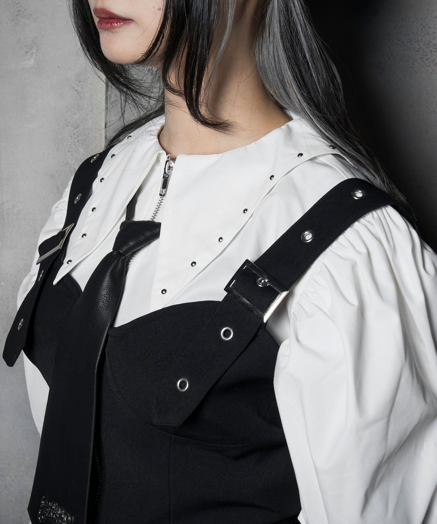 ビスチェ&ベルトスカートセットアップ