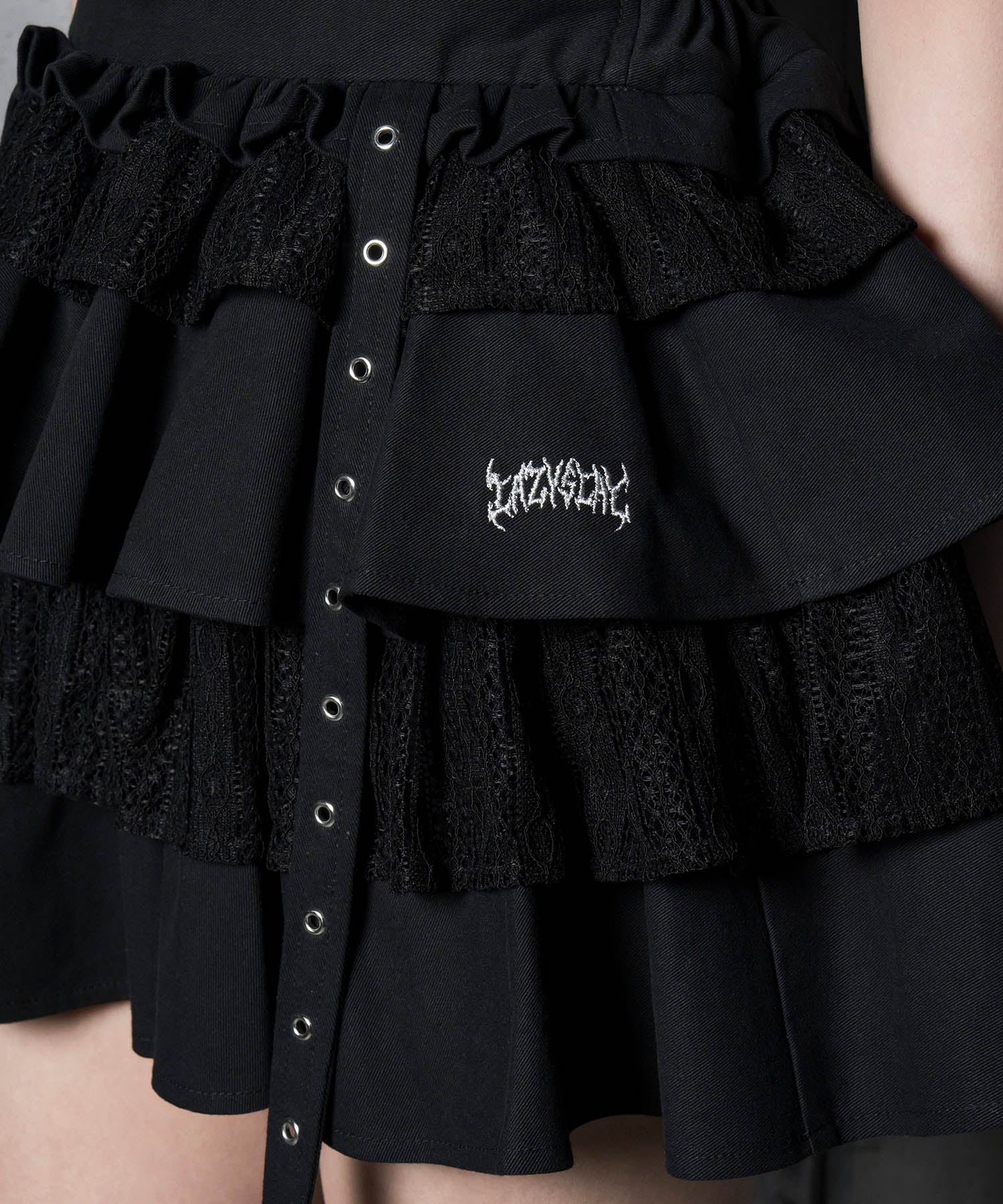 レースレイヤードスカート