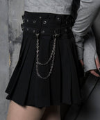 チェーンプリーツスカート