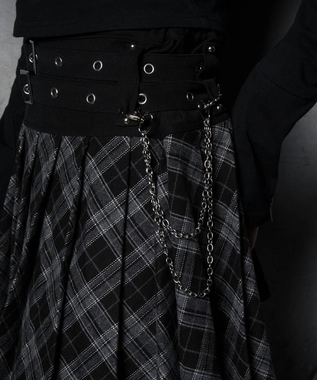 チェーンプリーツスカート