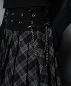 チェーンプリーツスカート