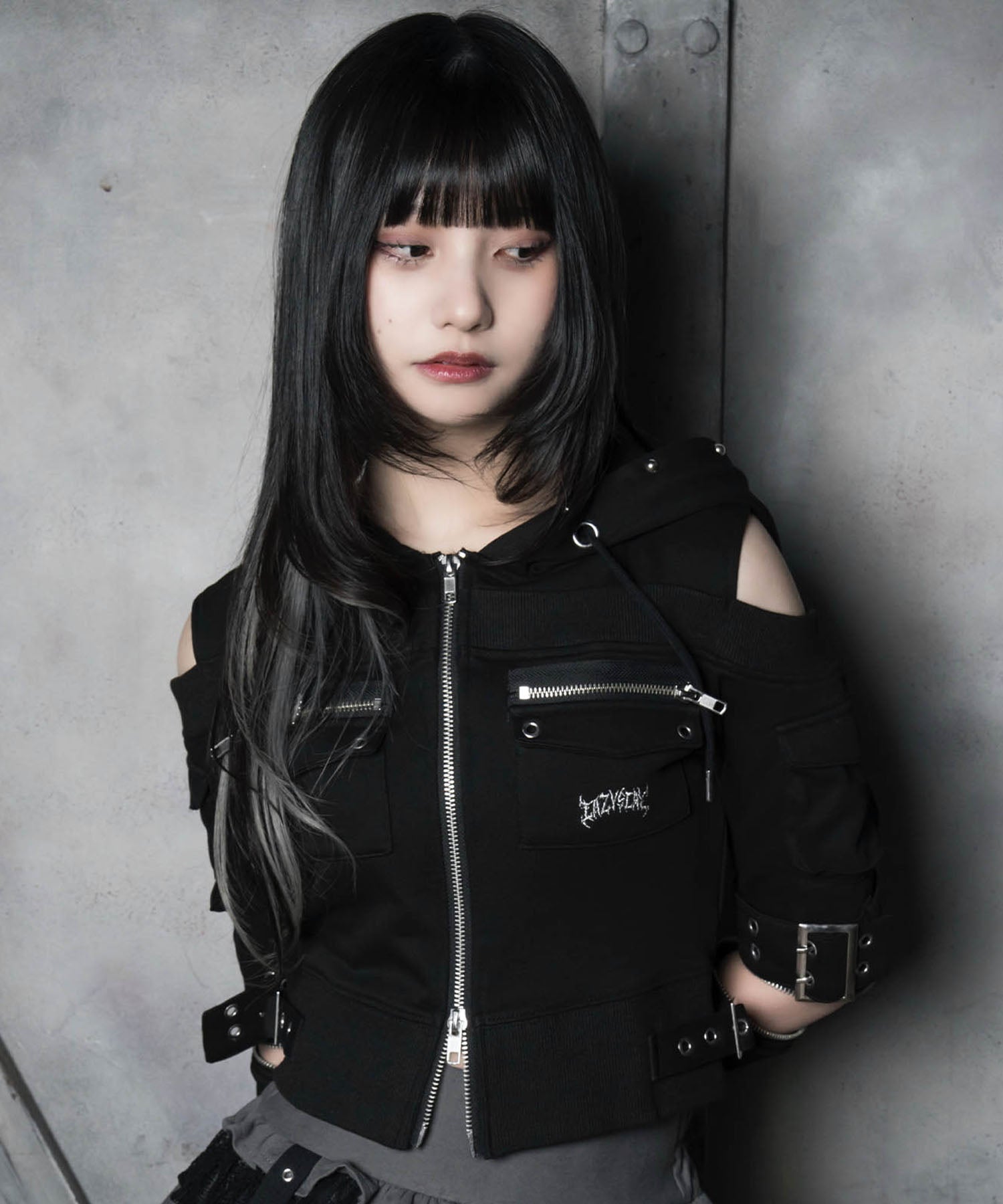 フード付きカットパーカー