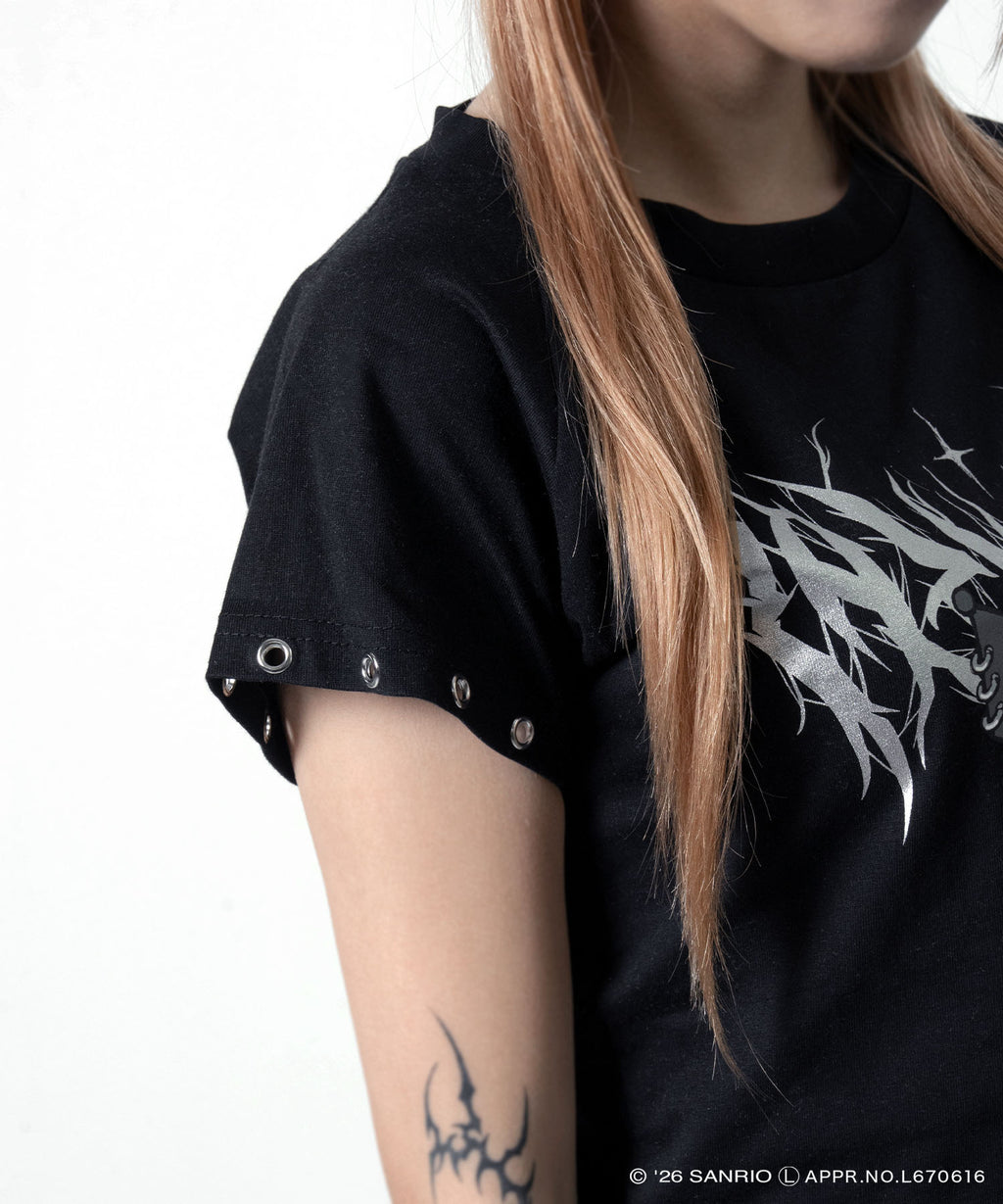 クロミ×LAZYSLAYクロップドTシャツ