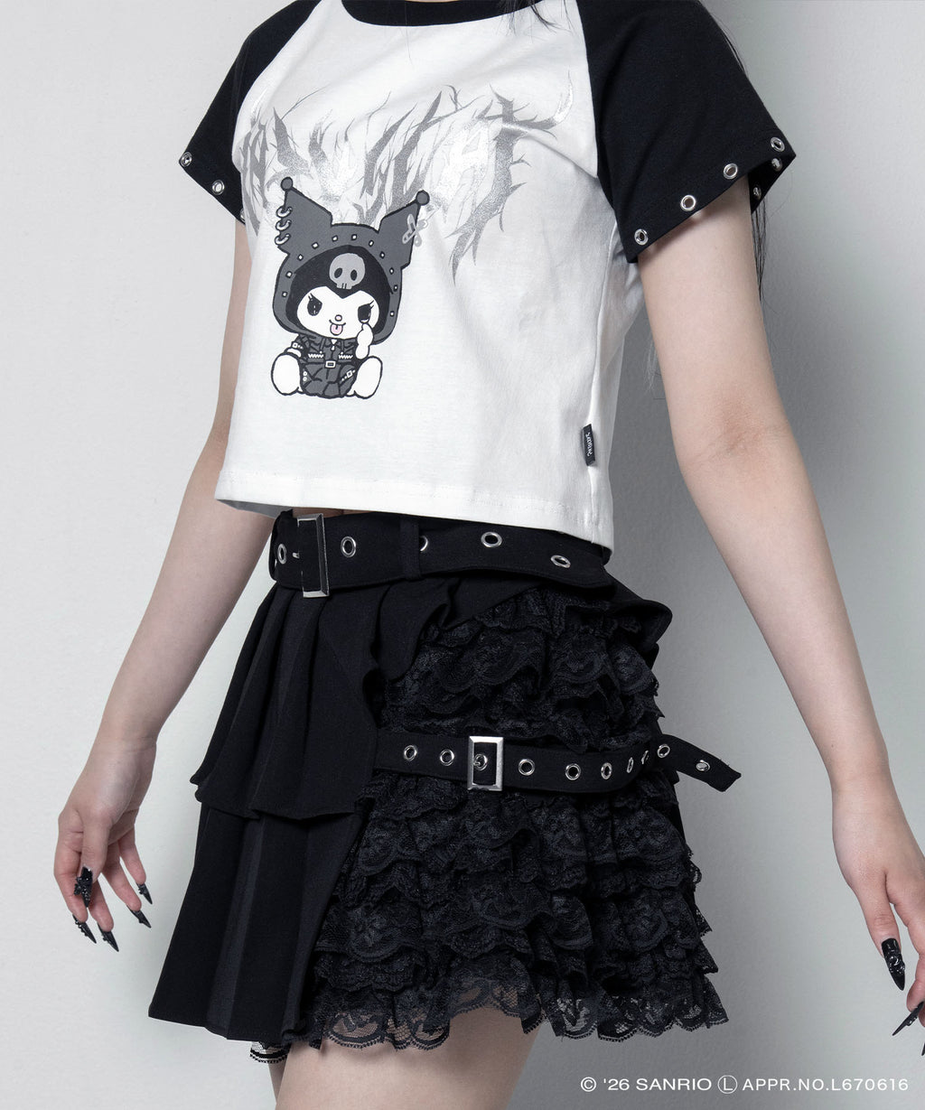 クロミ×LAZYSLAYクロップドTシャツ